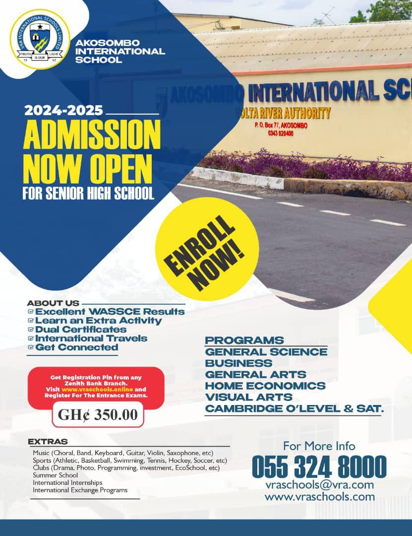 2024-2025 ADMISSION NOW OPEN FOR SENIOR HIGH SCHOOL